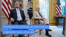 Flashpoints emerge as lawmakers negotiate new virus aid, and other top stories from July 25, 2020.