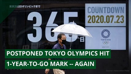 Postponed Tokyo Olympics hit 1-year-to-go mark -- again, and other top stories from July 25, 2020.