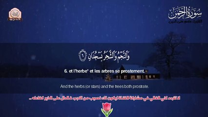 سورة الرحمن تلاوة لكل من أحزنت الدنيا قلبه _ املأ قلبك طمأنينة وراحة ️_HD