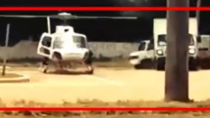 Helicopter-Truck crash video from Brazil, not Amritsar