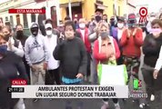 Callao: Ambulantes protestan y exigen un lugar seguro para trabajar