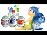 Inside Out Choco Surprise Eggs same as Kinder Huevos Sorpresa Divertida Mente Vice-Versa