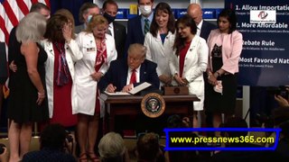 Trump signs executive orders to reduce huge costs of prescription drug price