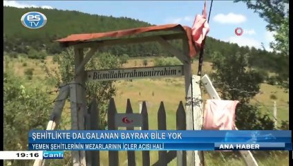 Yemen şehitlerinin mezarlarının içler acısı hali