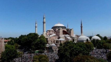 Ayasofya Camii'nde ilk namaz