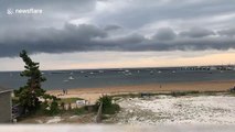 Watch as shelf cloud forms over Cape Cod in Massachusetts