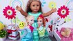 Baby Doll Dress up Toys Play Doll Clothes in Bedroom!
