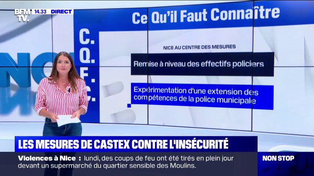 Lutte contre l'insécurité: le point sur les mesures annoncées par Jean Castex