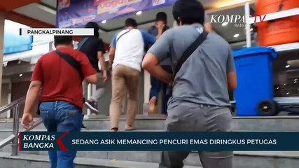 Sedang Asik Memancing, Pencuri Eemas Diringkus Petugas