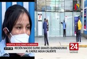 Hospital Almenara: Denuncian que recién nacido sufrió graves quemaduras al caerle agua caliente