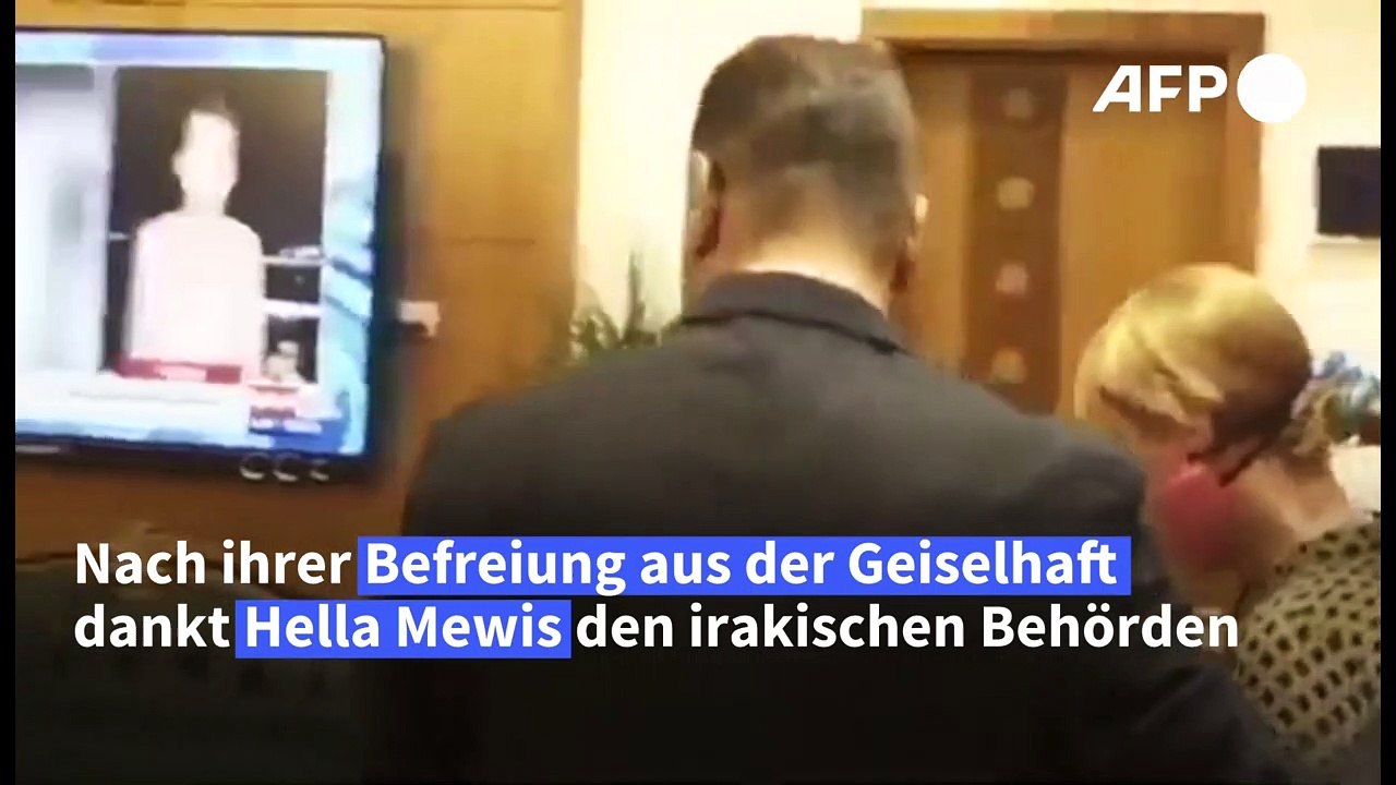 Hella Mewis bedankt sich für Befreiung im Irak