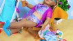 Baby Dolls Swimsuits Beach Party with Ice Cream Shop!