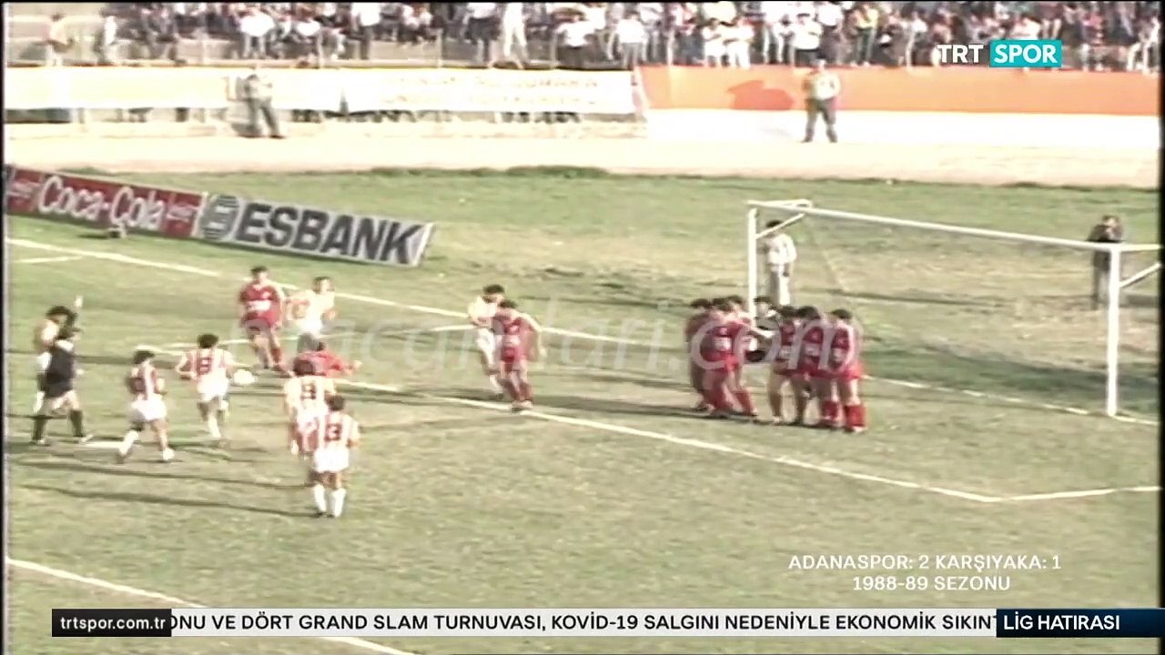 Adanaspor 2-1 Karşıyaka [HD] 23.10.1988 - 1988-1989 Turkish 1st League Matchday 10