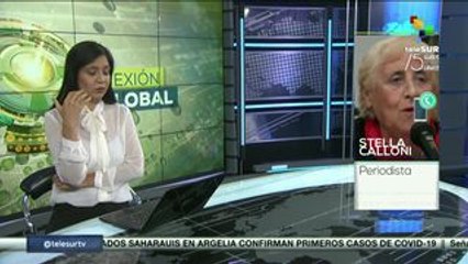 La periodista Stella Calloni destaca la trayectoria de teleSUR