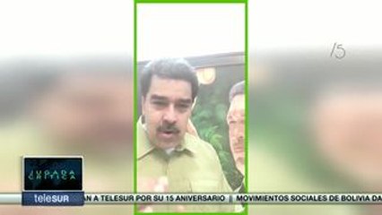 Nicolás Maduro manda emotivo mensaje a teleSUR por sus 15 años