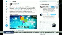 Nicolás Maduro felicita a teleSUR por su 15 aniversario