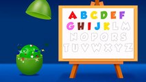 Alphabet and Colors for Children to Learn with Color Balls and Surprise Eggs - Learning Videos