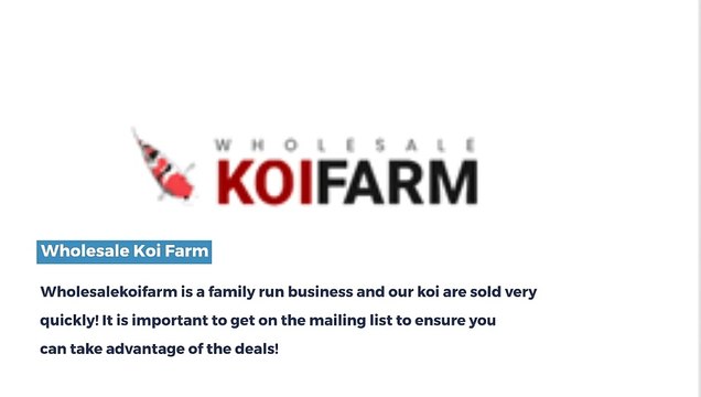 Koi Medications and Treatments