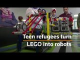 Teenage refugees develop lego-based robots
