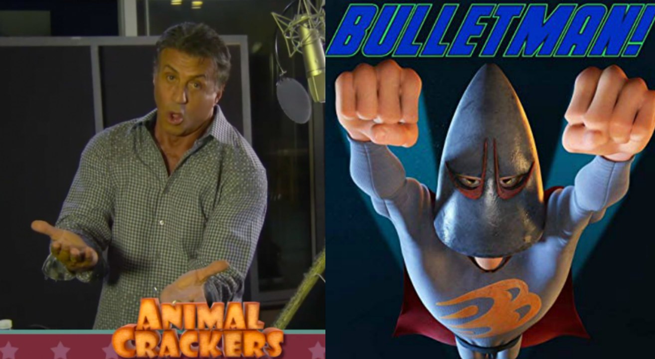 Sylvester Stallone Bullet Man Animal Crackers