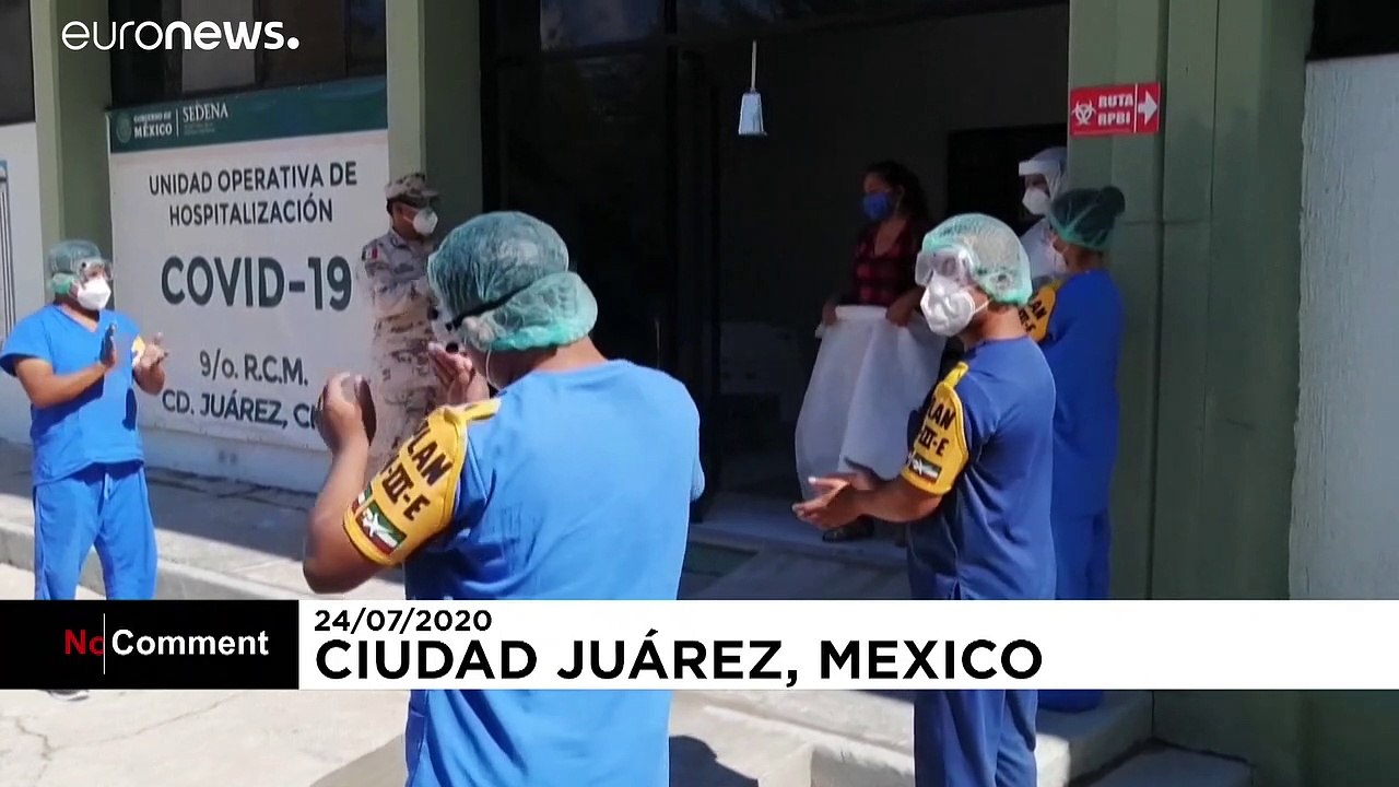 Mexiko: Applaus für genesene Covid-19-Patienten