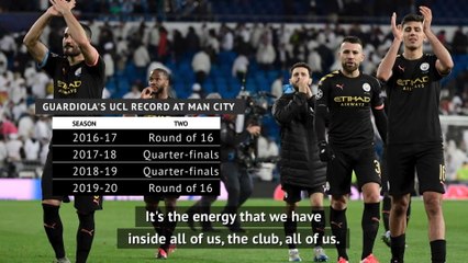 Download Video: Guardiola warns Man City players must have 'hunger' to overcome Real Madrid