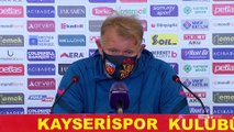 Hes Kablo Kayserispor - Trabzonspor maçının ardından - KAYSERİ