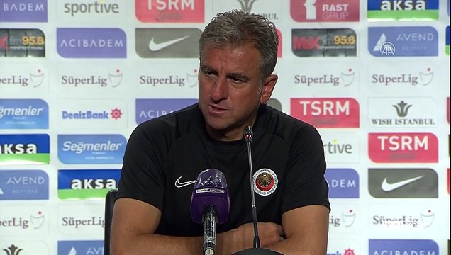 Gençlerbirliği - Beşiktaş maçının ardından - Gençlerbirliği Teknik Direktörü Hamzaoğlu - ANKARA