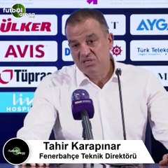 Tahir Karapınar: "Fenerbahçe camiasına bir söz gelmemesi için kazanmak istiyorduk"