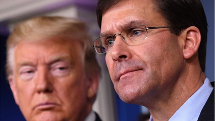 Sources Say Trump Is Fuming Over Esper's Ban Of Confederate Flag On US Military Bases