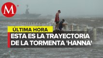 Los efectos del huracán 'Hanna' en Texas