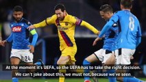 Napoli coach Gattuso trusting UEFA on rise in Barcelona coronavirus cases