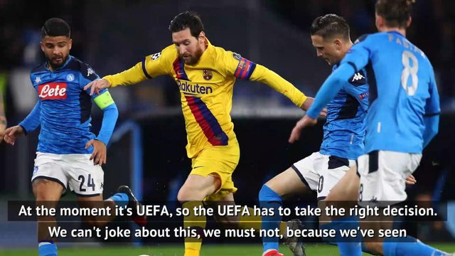 Napoli coach Gattuso trusting UEFA on rise in Barcelona coronavirus cases