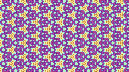 Funky Colorful Kaleidoscope Animation (epilepsy warning)