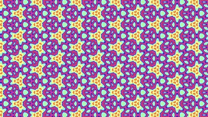 Funky Colorful Kaleidoscope Animation (epilepsy warning)