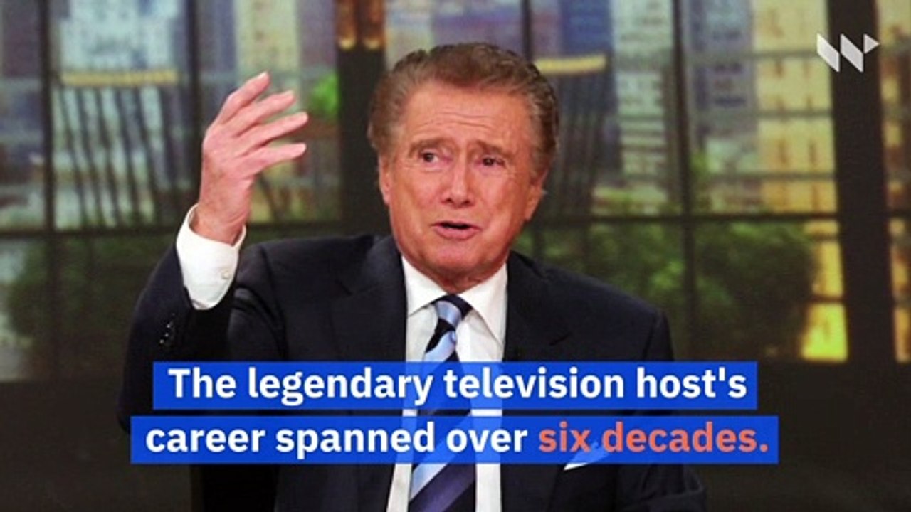 Regis Philbin, Iconic Television Host, Dead at 88