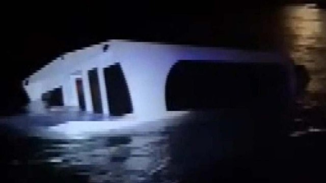 Heybeliada açıklarında tekne alabora oldu