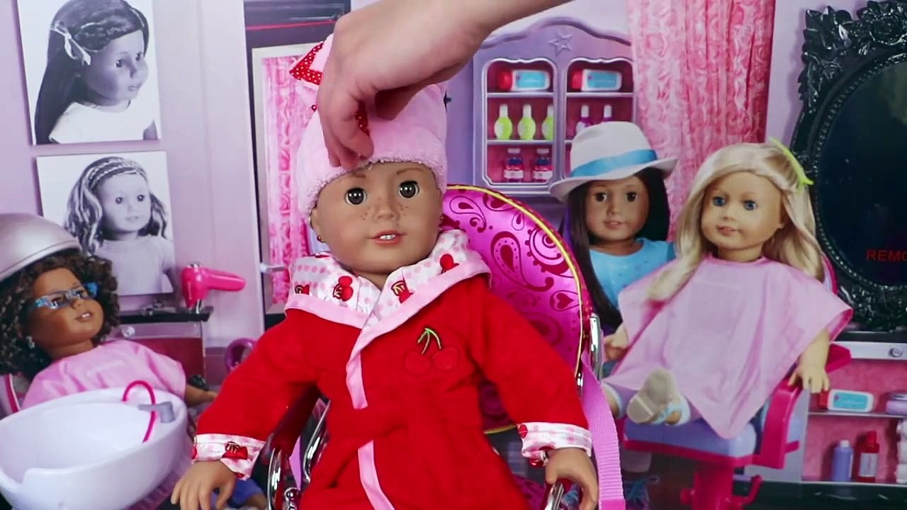 Baby Doll & Puppy Spa Salon Doll Hair Cut Shop Toys! video Dailymotion