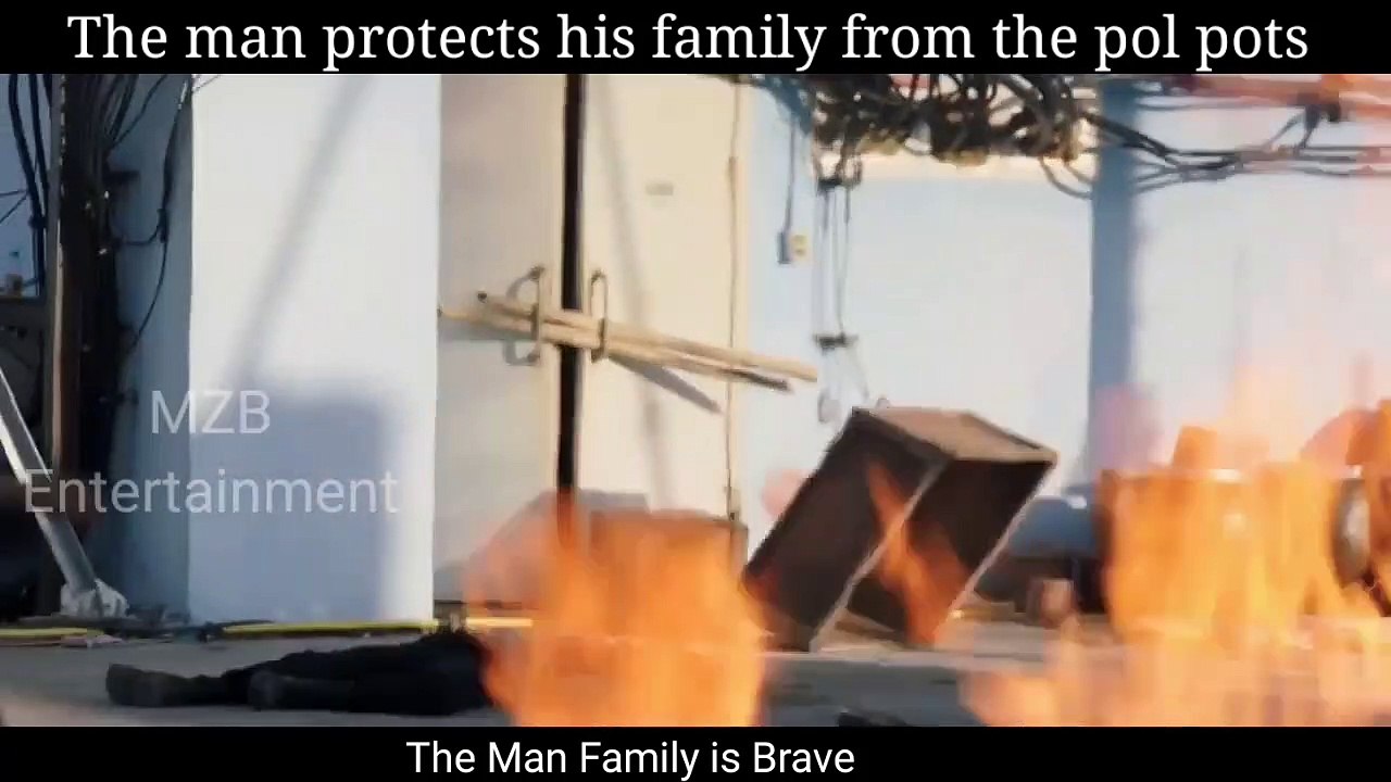 Best Bollywood action Movie, The Man protecting his family and he gives confidence to his children