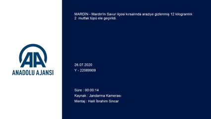 Araziye gizlenmiş 2 piknik tüpü ele geçirildi - MARDİN
