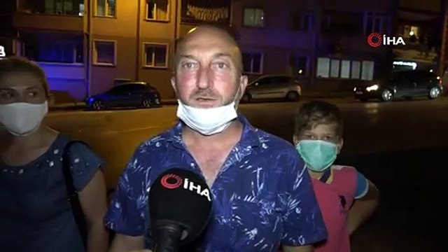 Bursa\'da korkutan dakikalar! Deprem sanıp kendilerini dışarı attılar