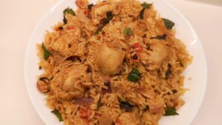 One Pot Chicken Rice | Easy Chicken Rice| Simple Chicken Biriyani |Quick Lunch Box Recipe|Stir&Serve