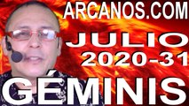 GEMINIS JULIO 2020 ARCANOS.COM - Horóscopo 26 de julio al 1 de agosto de 2020 - Semana 31