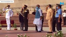Kargil Vijay Diwas: Defence Minister Rajnath Singh pays tribute at National War Memorial
