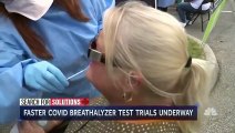 New COVID-19 Test Similar To Breathalyzer Shows Promise | NBC Nightly News