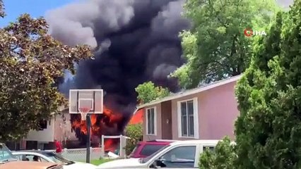 - ABD’deki uçak evin üzerine düştü: Biri bebek 3 ölü, 4 yaralı