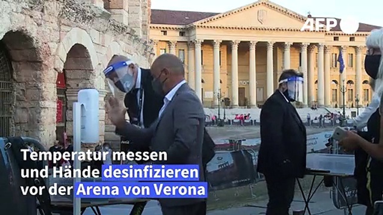 Corona-Solidaritätskonzert in der Arena von Verona