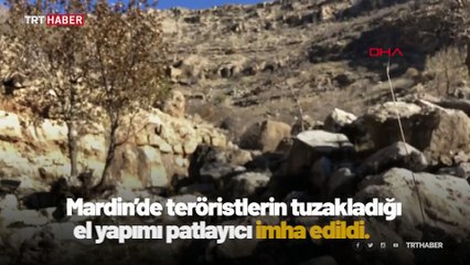 Güvenlik güçlerinin geçiş güzergahına tuzaklanan EYP imha edildi