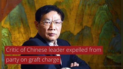 Critic of Chinese leader expelled from party on graft charge, and other top stories from July 26, 2020.