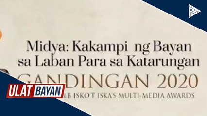 下载视频: PTV, pinarangalan sa Gandingan Awards 2020